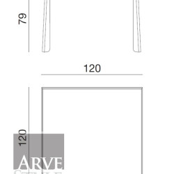 Tavolo Naima allungabile laccato nero