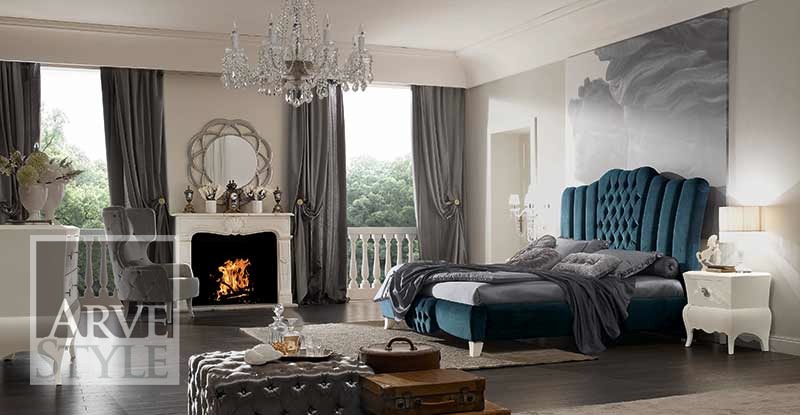 Letto New Romantic velluto