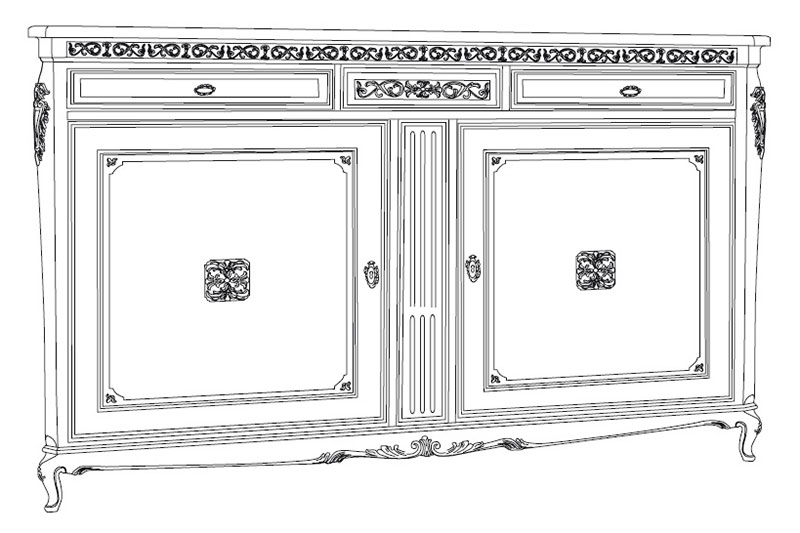 Credenza Villa F-09/G7C